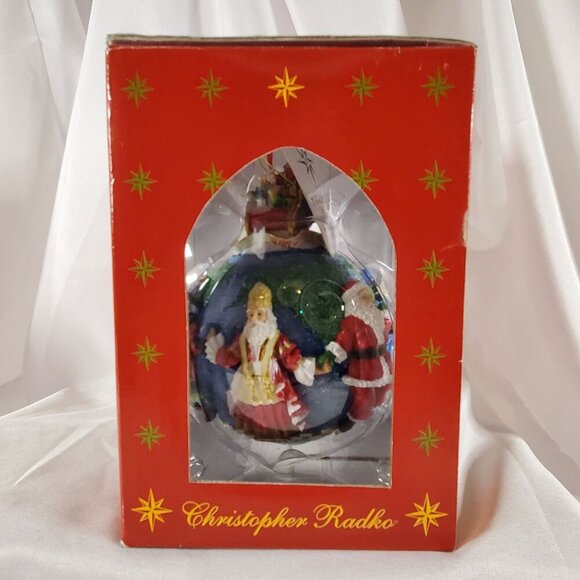 Christopher Radko Santas Around The World Ornament In Box 3D Christmas - Picture 8 of 13